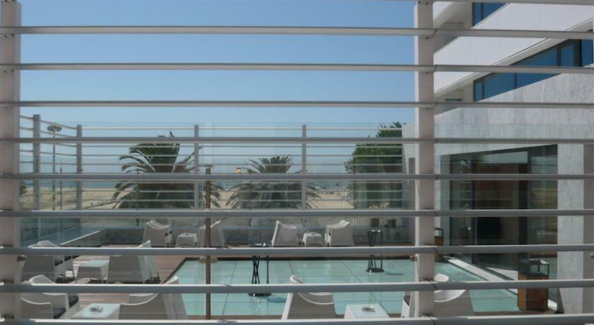 มาลิบู ฟอซ โฮเต็ล แอนด์ เรสเทอรองต์ Hotel ฟิเกราดาฟอซ ภายนอก รูปภาพ View of the beach from the hotel